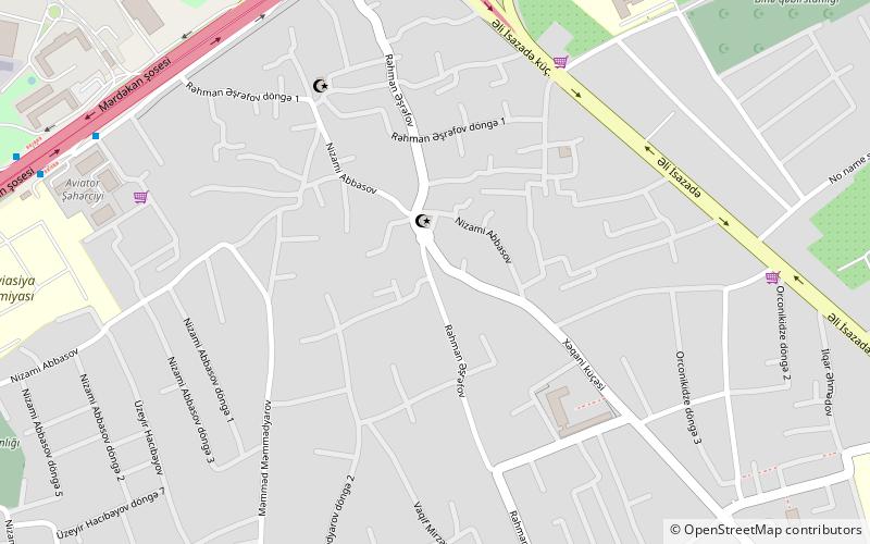 bin baku location map
