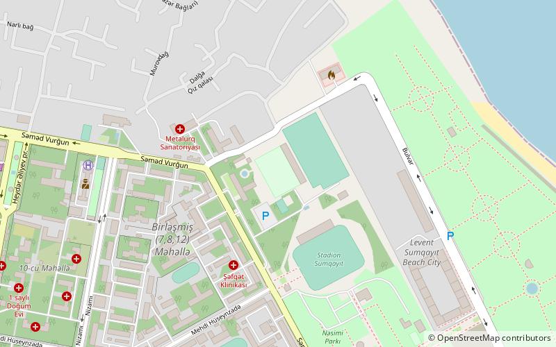 Kapital Bank Arena location map