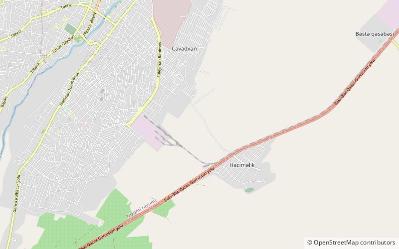 krasnoye selo gandza location map