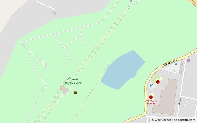 Heydar Aliyev Park location map