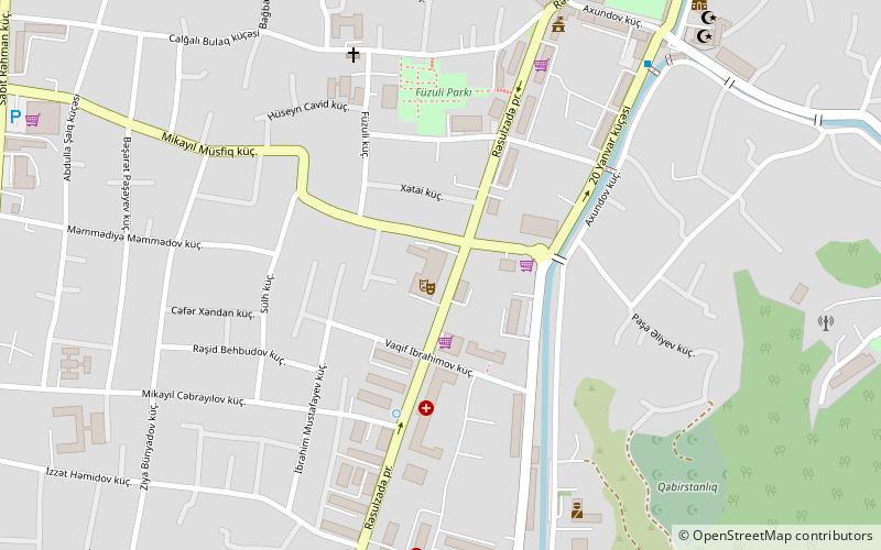 shaki dram theatre named sabit rahman sheki location map