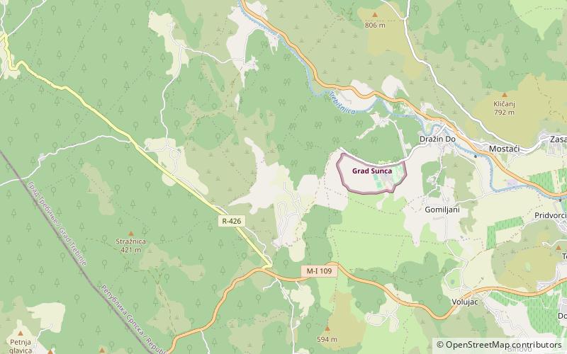 Duži Monastery location map