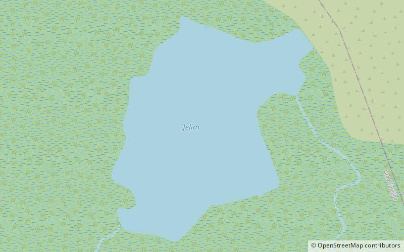 jelim lake hutovo blato location map