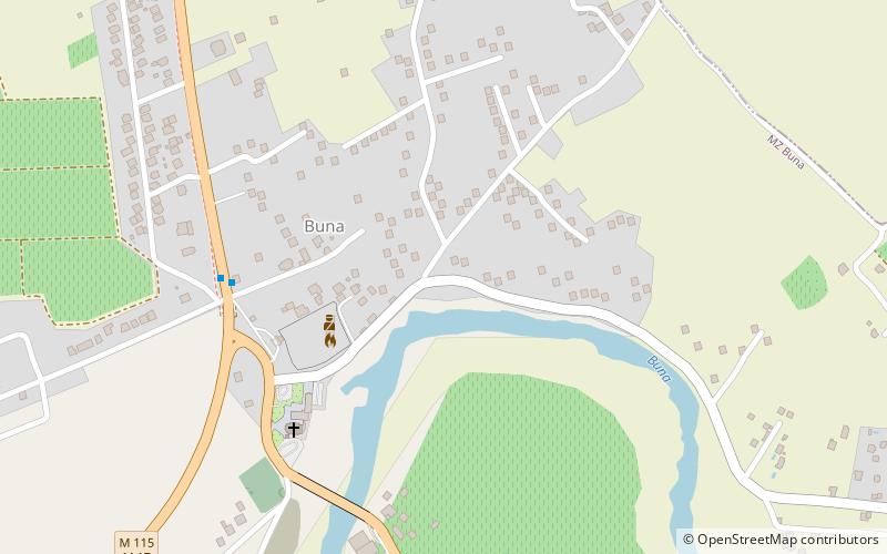 Buna location map