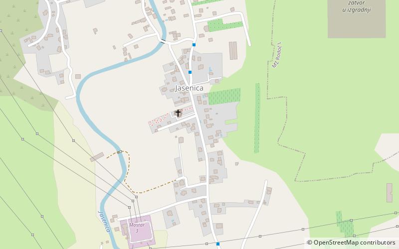 jasenica mostar location map