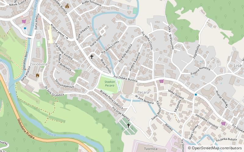 Stadion Pecara location map