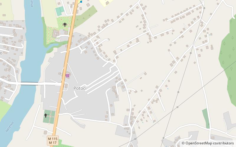 potoci mostar location map