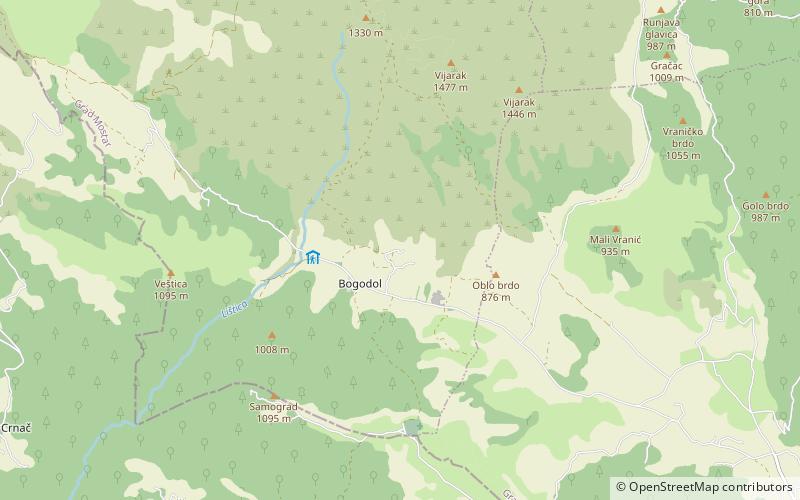bogodol mostar location map