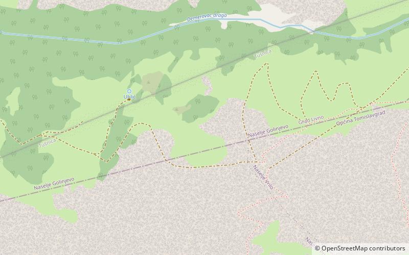 Tušnica location map