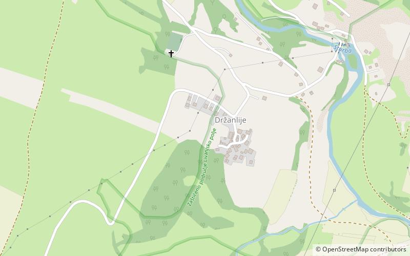 Držanlije location map