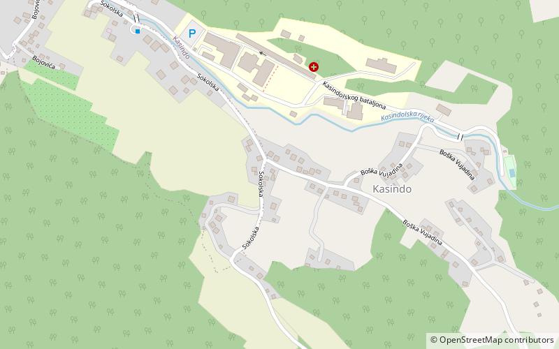 kasindo sarajevo location map