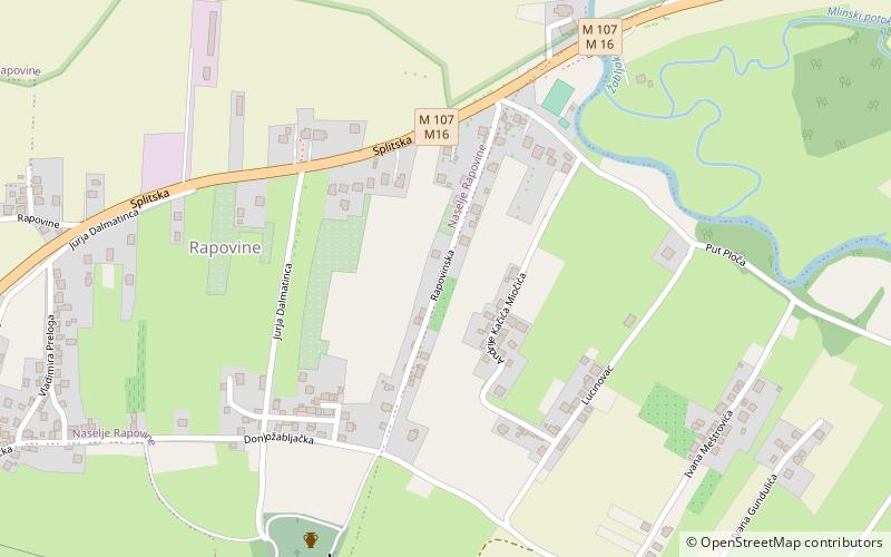 Rapovine location map