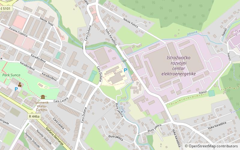 University of East Sarajevo location map