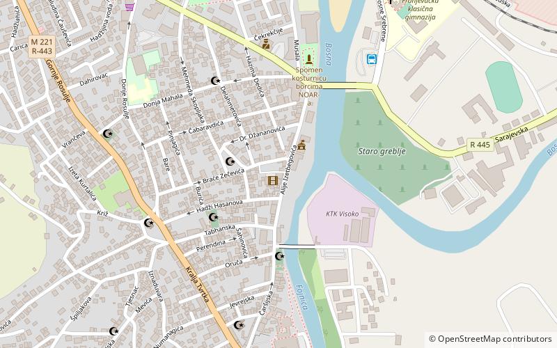 Zavičajni muzej location map