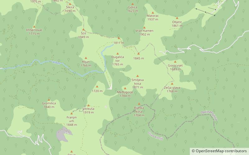 Zec Planina location map