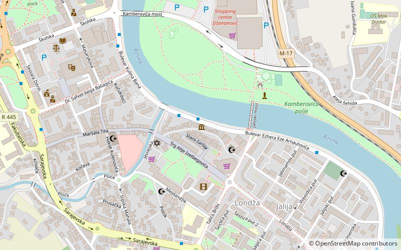 gradski muzej zenica location map