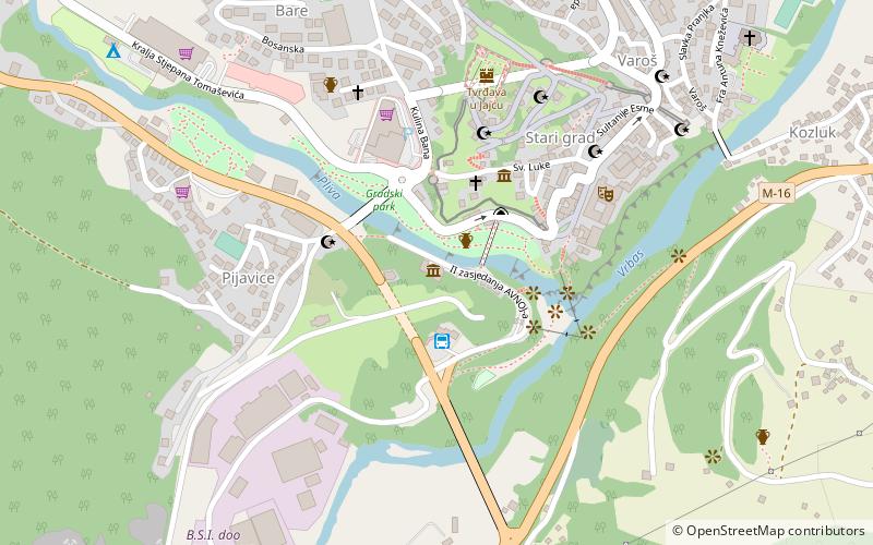 Muzej AVNOJ-a location map