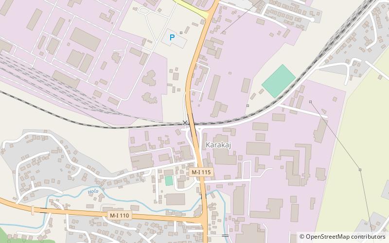 karakaj location map
