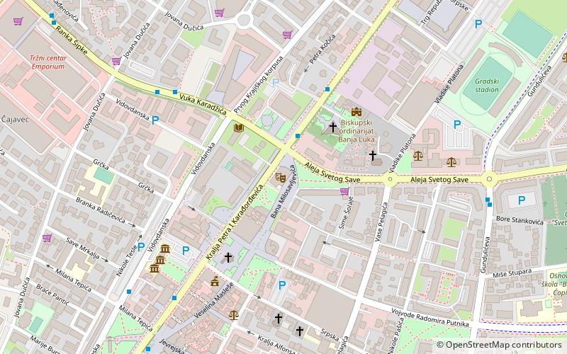 narodno pozoriste republike srpske banja luka location map