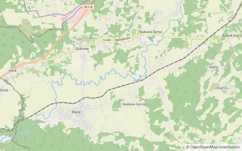 Forteresse de Gradačac location map