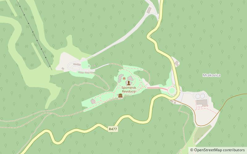 mrakovica park narodowy kozara location map