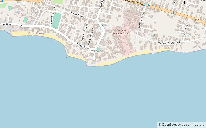 turtle beach southern barbados location map