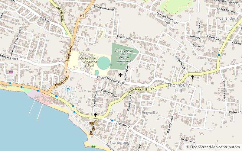 Christ Church Parish Church location map