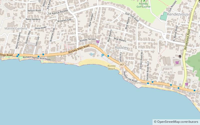 rockley beach bridgetown location map
