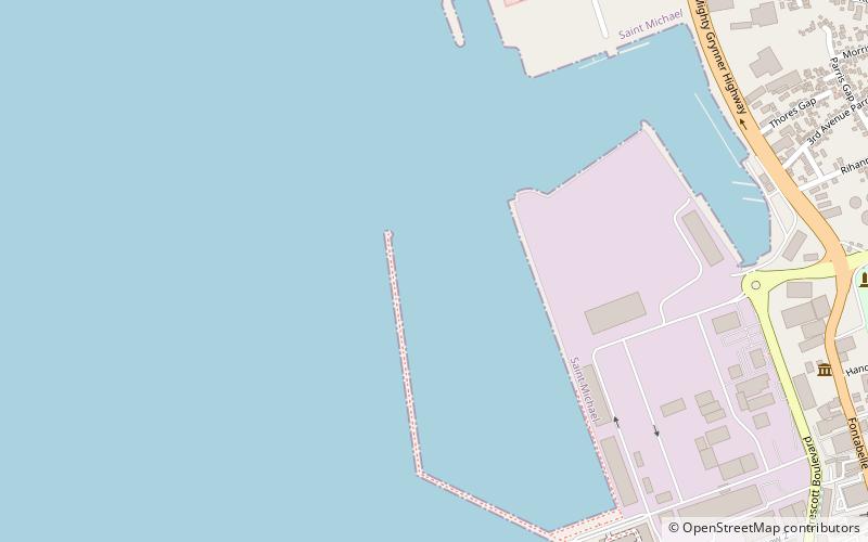 Port of Bridgetown location map