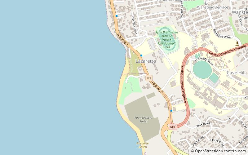 Batts Beach location map