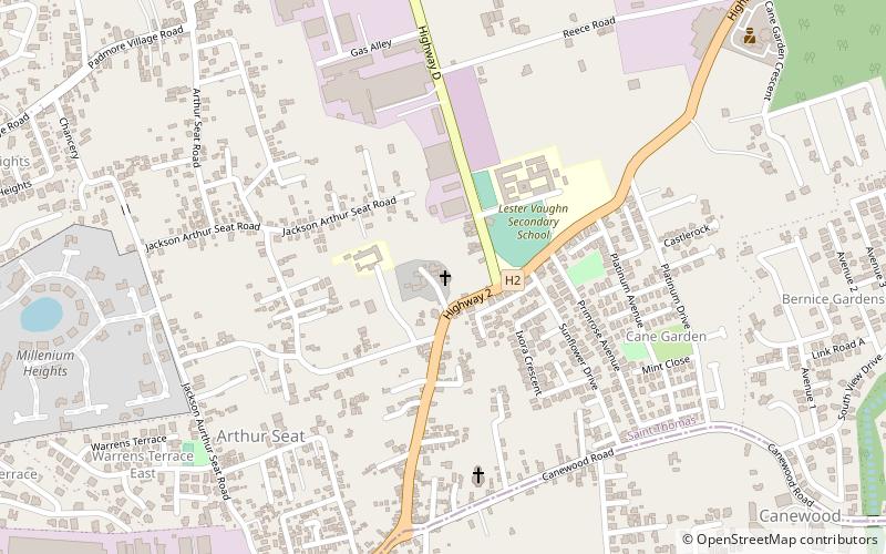 sharon moravian church location map