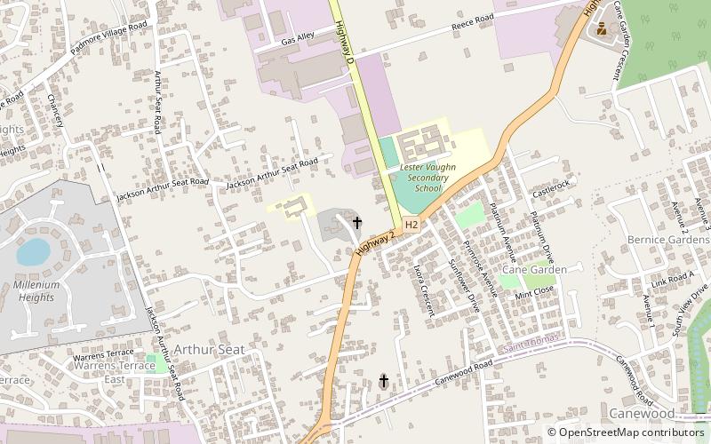 Sharon Moravian Church location map