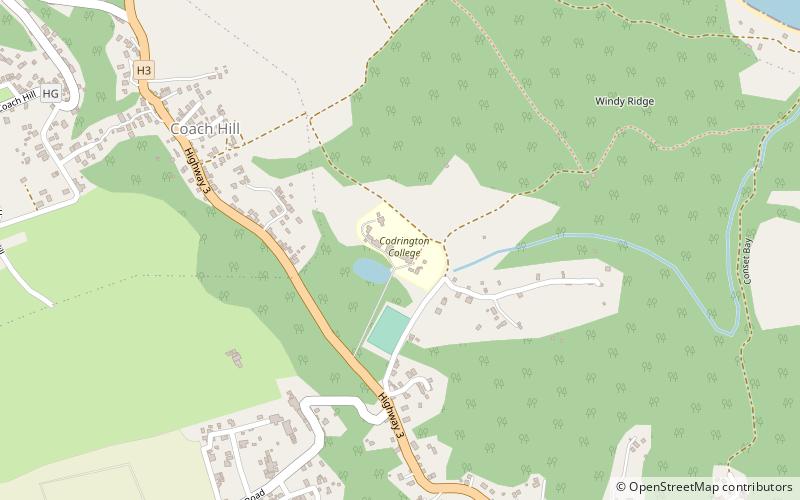 Codrington College location map