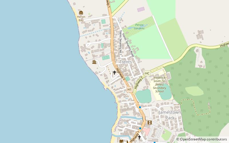 St. James Parish Church location map