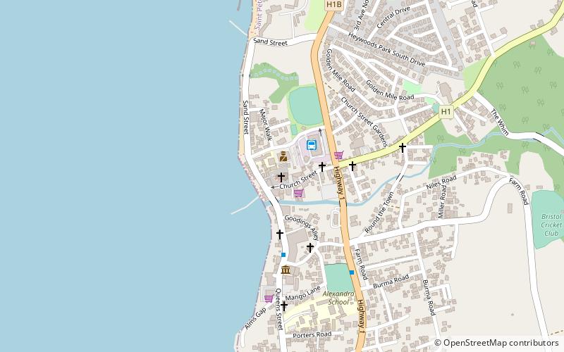 St. Peter's Parish Church location map