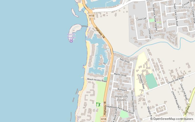 Puerto Saint Charles location map