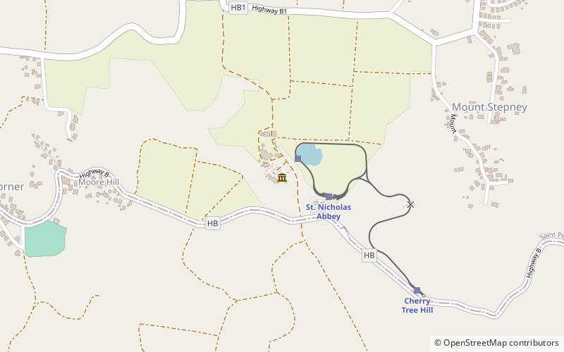 St. Nicholas Abbey location map