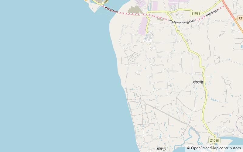 parki beach chittagong location map