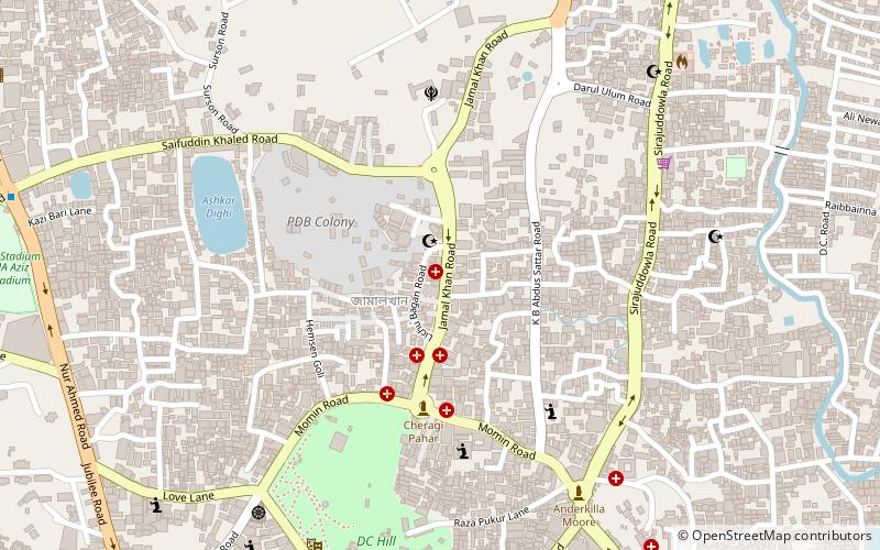 chittagong independent university cottogram location map
