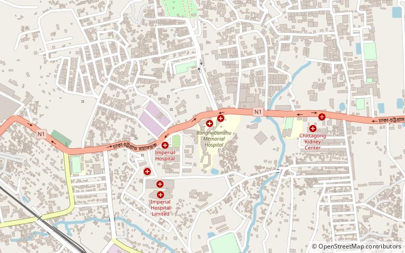 Bangabandhu Memorial Hospital location map