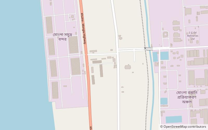 Port of Mongla location map