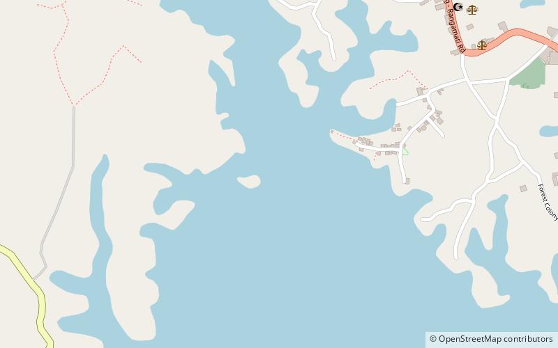 rangamati cantonment location map