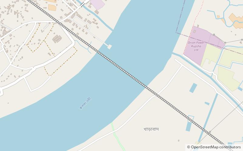 Rupsha Rail Bridge location map