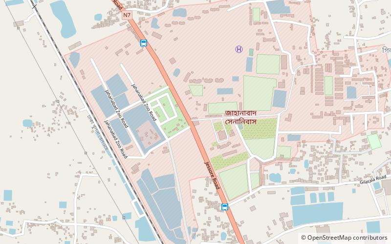 Jahanabad Cantonment location map