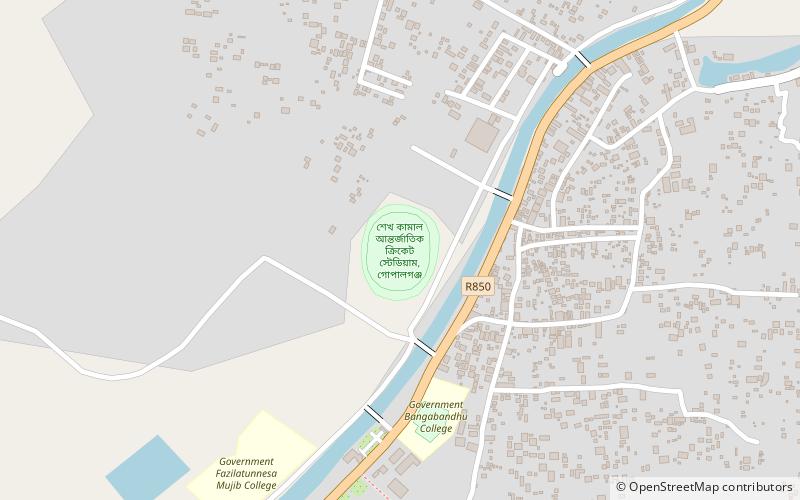 sheikh kamal international stadium location map