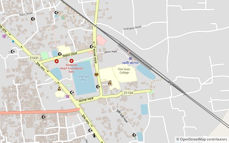 Feni Government College location map