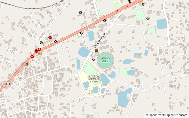 Faridpur Stadium location map