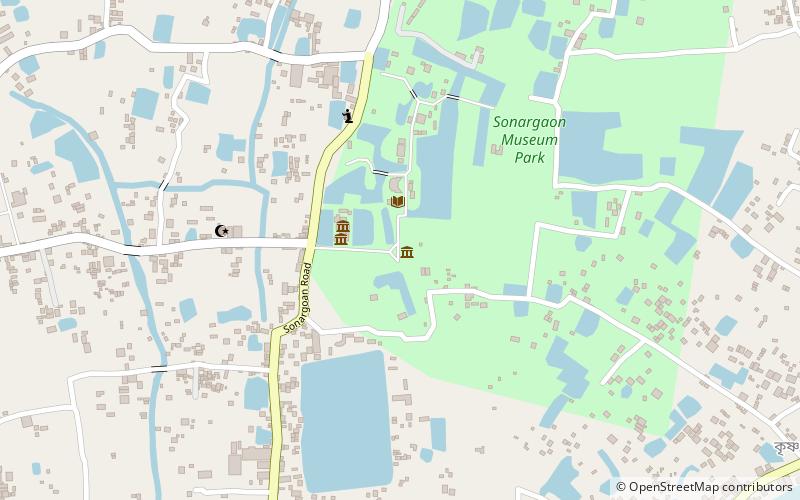sonargaon museum location map