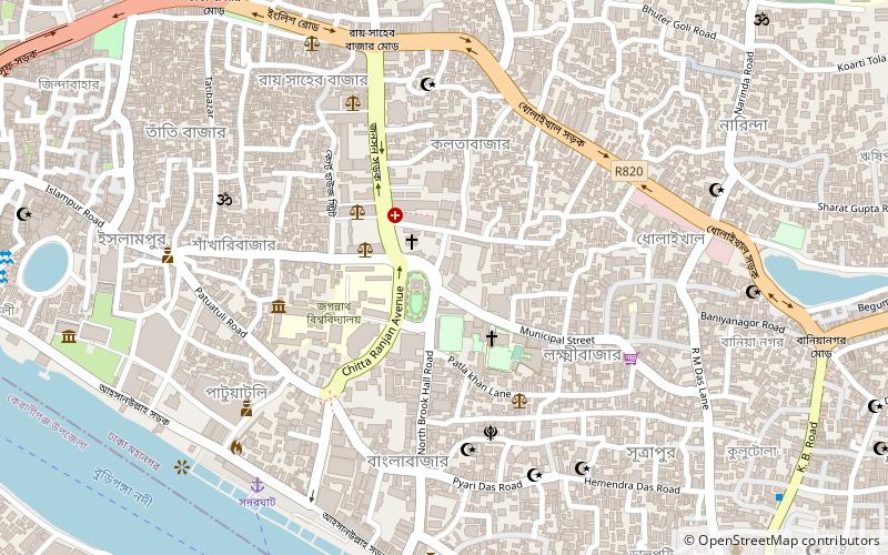 kabi nazrul government college daca location map