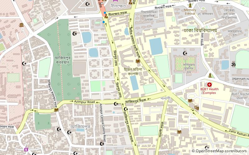 Eden Mohila College location map
